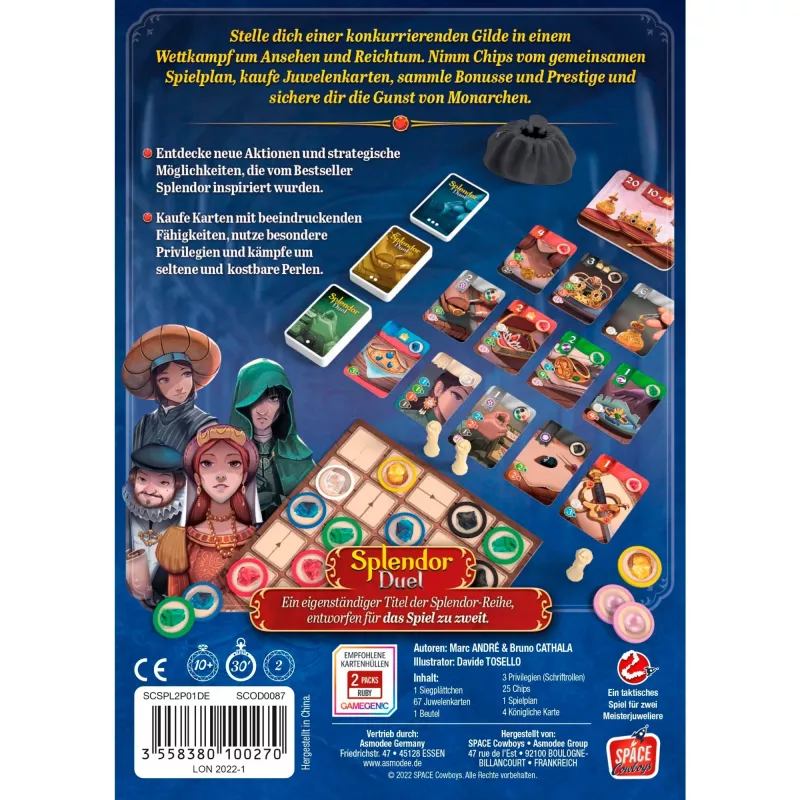 Splendor Duel, gioco da tavolo