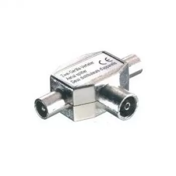 Adattatore Vivanco 7/38-N 2 x BNC BNC argento