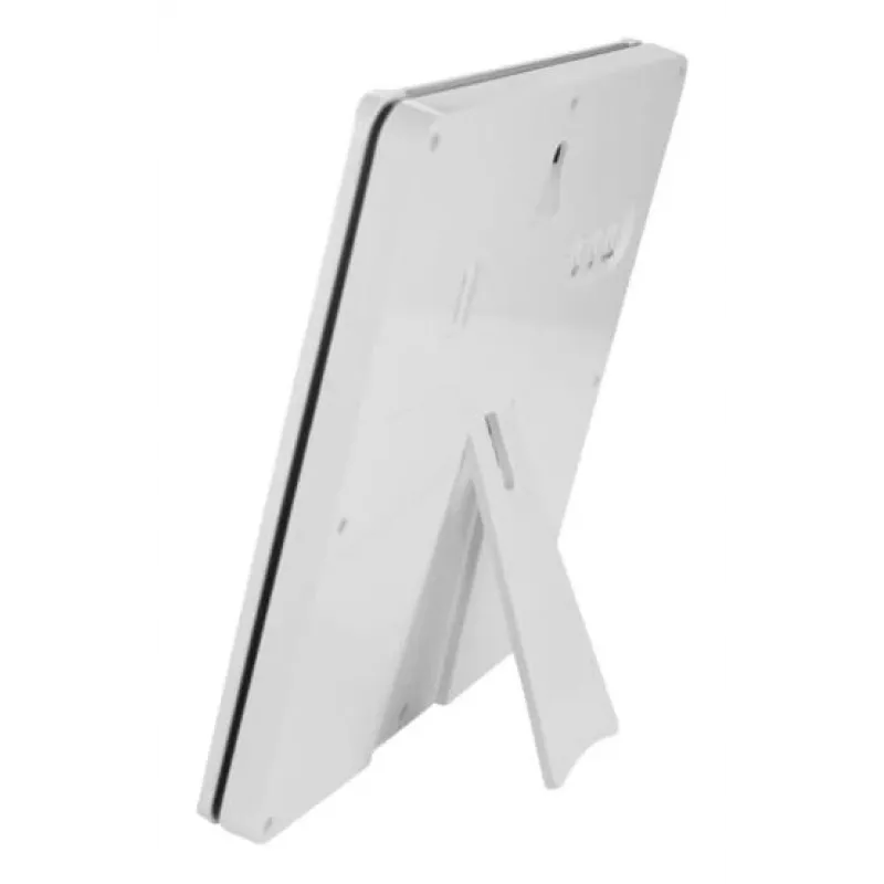 Geemarc Viso 5 orologio radiocontrollato con cornice per foto, bianco