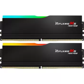 DIMM 32 GB DDR5-6000 (2x 16 GB) Dual-Kit, memoria RAM nero, F5-6000J3636F16GX2-RM5NRK, Ripjaws M5 Neo RGB, AMD EXPO