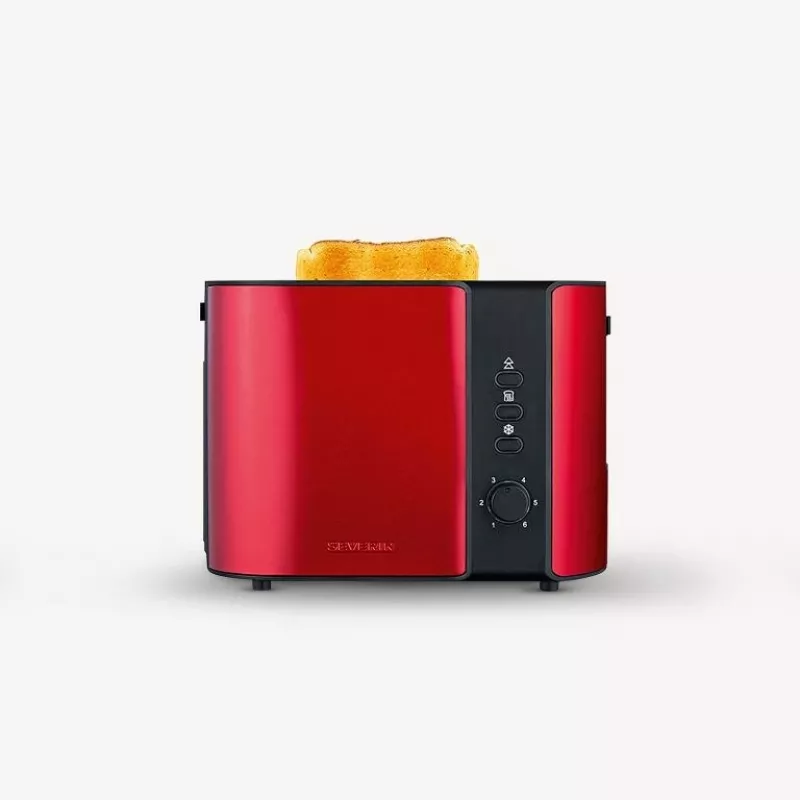 Tostapane Severin AT 2217 2 fette 800 W nero rosso