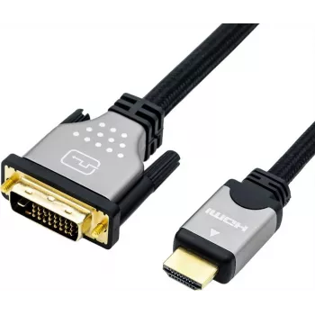 ROLINE 11.04.5876 adattatore cavo video 1,5 m HDMI Type-A (standard) DVI-D nero - argento (11.04.5876)
