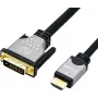 ROLINE 11.04.5876 adattatore cavo video 1,5 m HDMI Type-A (standard) DVI-D nero - argento (11.04.5876)