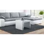 Cama TESS60 BI/SZ Tavolino / Tavolino laterale / Tavolino d'angolo forma quadrata 2 gambe