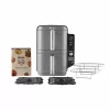 Ninja SL400EU friggitrice Double 9,5 L 2470 W friggitrice ad aria calda nero, grigio