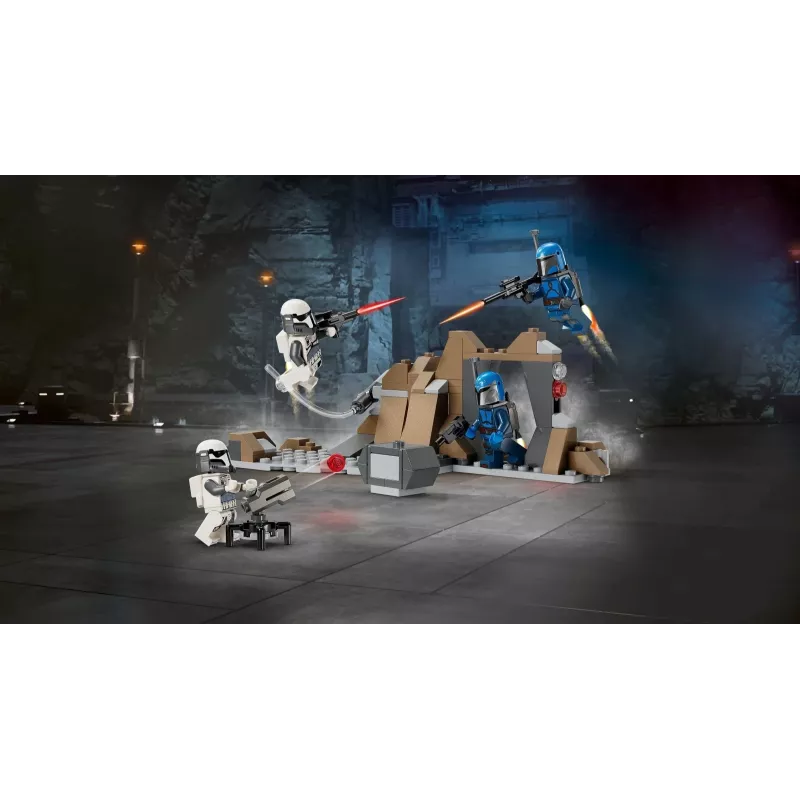 Giocattolo da costruzione LEGO Star Wars Ambush on Mandalore Battle Pack 75373 — 4 minifigure, 109 pezzi, età 6+