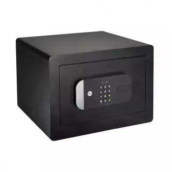 Cassaforte a sé stante Yale YSS/250/EB1 — serratura elettronica e a chiave, nero, 250×300×350 mm