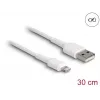 Cavo di ricarica USB DeLOCK 87866 per iPhone iPad iPod 30 cm