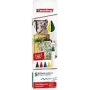 Set di pennarelli Edding 4600, 5 pz., punta tonda, multicolore, scatola, prodotto in Germania