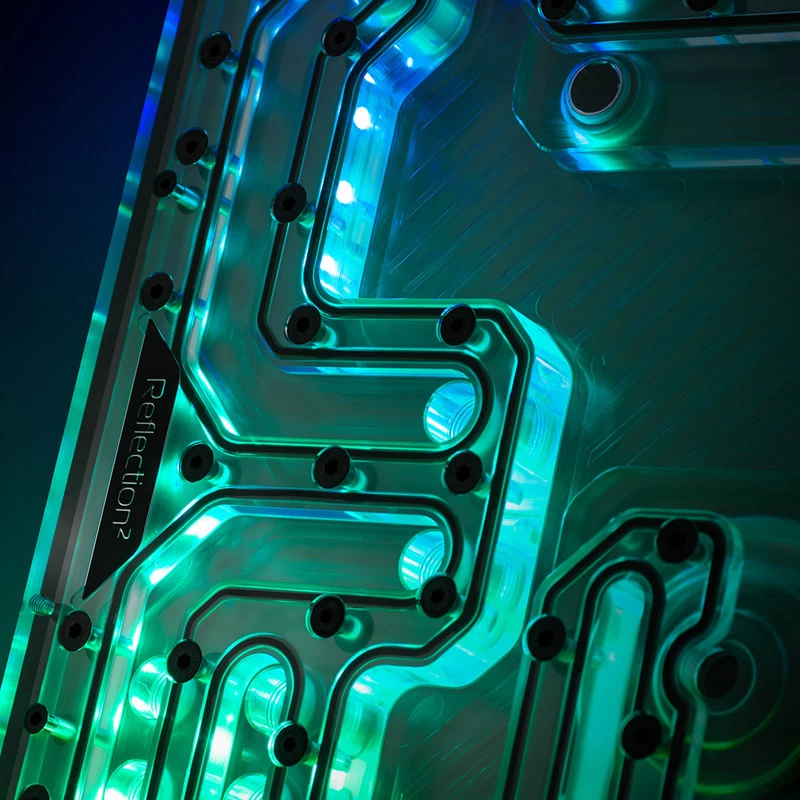 EK Water Blocks EK-Quantum Reflection² PC-O11D EVO D5 PWM D-RGB – acrilico