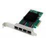 DIGITUS scheda di rete Gigabit Ethernet 4 porte, RJ45, PCI Express, Intel I350