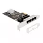 DeLOCK Scheda PCI Express x4 4 x RJ45 Gigabit LAN RTL8111 - PCIe - RJ-45 - PCIe 2.0 - Argento - PC - Windows 10 - Windows 11 - Windows 8.1 (88618)
