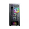 Case PC Micro Tower Montech X5M (B) – Micro-ATX/Mini-ITX, 3x120mm anteriore, 1x120mm posteriore, supporta alimentatori ATX, 2x3,5