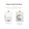 Sirena d'ingresso wireless GreenBlue GB212, rilevatore di movimento, 52 melodie, 230 V, max 8 sensori