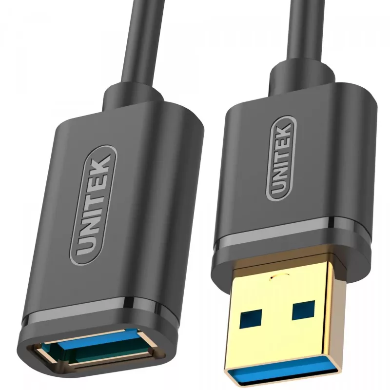 Unitek Y-C4030GBK cavo prolunga USB 3.1 Gen 1, tipo A maschio-femmina, 3 m, nero