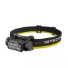 Nitecore HC70 UHE torcia frontale, 1600 lm, 6 LED, IP68, ricaricabile via USB, alluminio, 172 g, nera