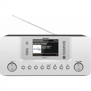TechniSat DigitRadio 574 IR - sistema audio - 2 x 5 Watt - argento (0001/2951)