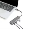 LogiLink hub USB 3.2 Gen2 7+1 porte 2x USB-A 5x USB-C PD 100W alluminio