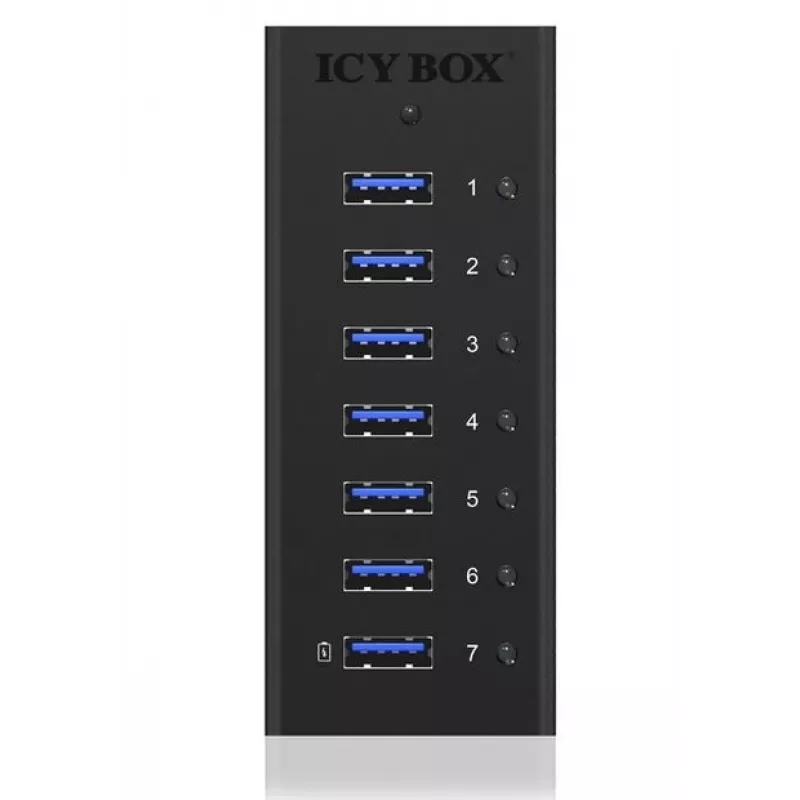ICY BOX IB-AC618 USB 3.2 Gen 1 (3.1 Gen 1) Type-B 5000 Mbit/s nero