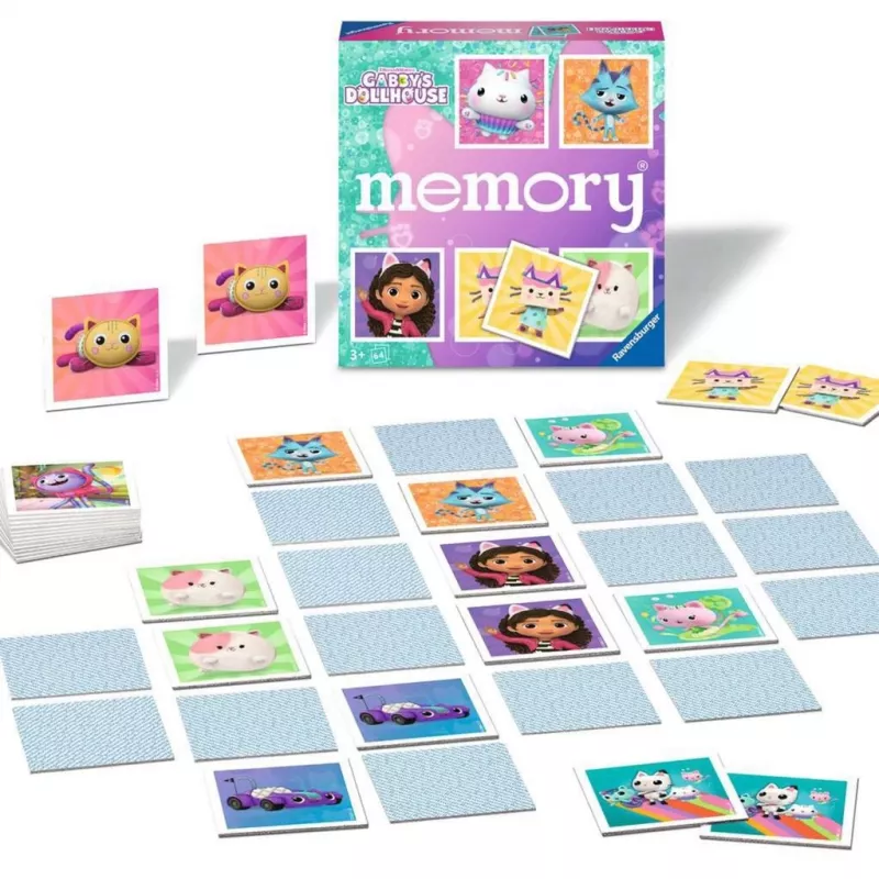 memory - Gabby's Dollhouse, gioco memory