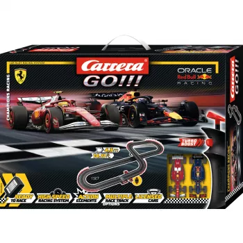 Pista da corsa CARRERA GO!!! Champion's Racing — set slot car, scala e specifiche secondo le indicazioni del produttore