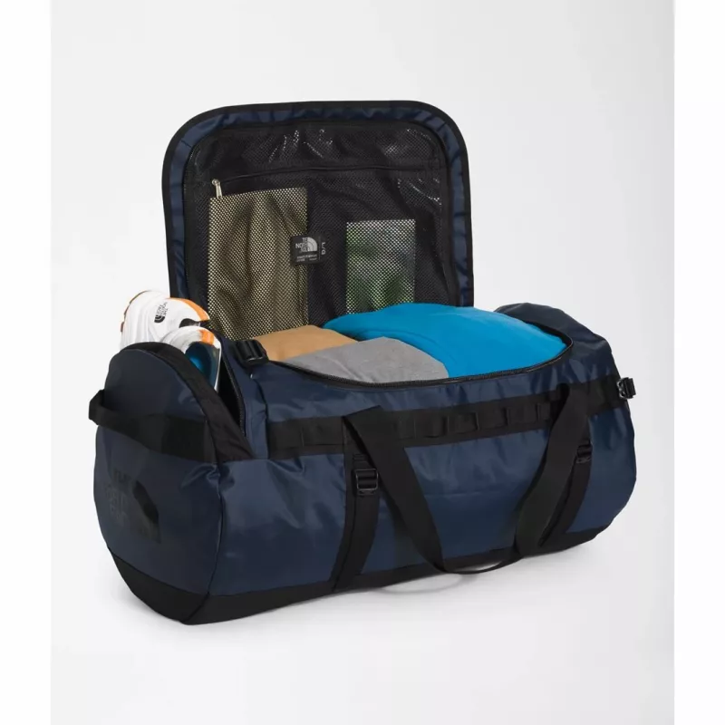 The North Face Base Camp Duffel L Sacco da mare 95 L poliestere nero, blu navy