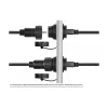 Good Connections connettore industriale S4 cavo USB 2.0, USB-A a Mini-USB, 1 m (IC04-U202)