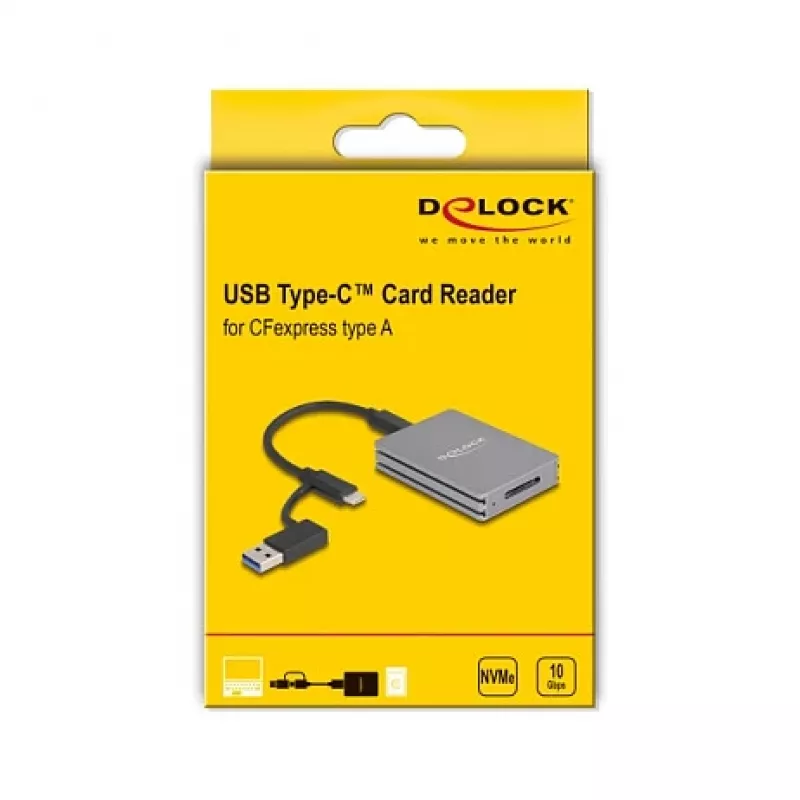 Delock 91012 lettore di schede USB Type-C per CFexpress tipo A