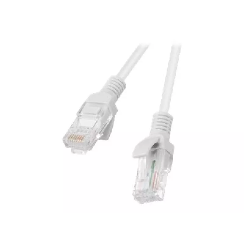 LANBERG cavo patch Cat5e U/UTP RJ-45 PCU5-10CC-1500-S, 15 m, grigio, CCA, 26 AWG, 100 MHz