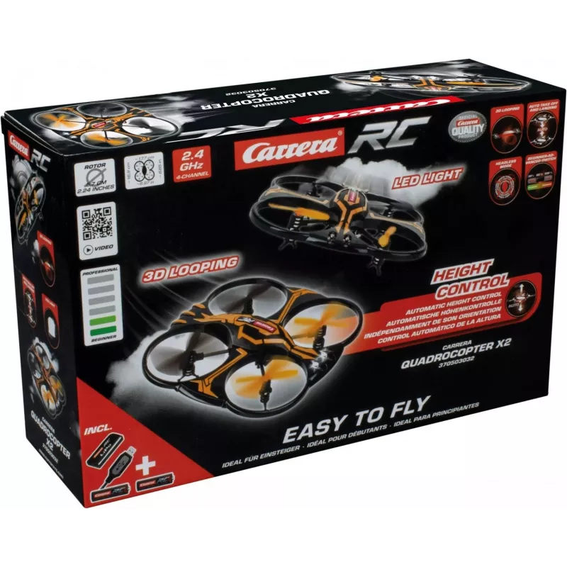 Quadricottero Carrera Toys 370503032 12 anni giroscopio litio-polimero