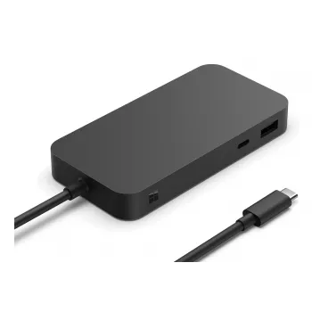Docking station Microsoft Surface USB4 Dock con filo nero 100W Power Delivery