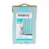 Tenda doccia Beldray LA035655FAS design waffle blu, tenda doccia in tessuto 180x180 cm