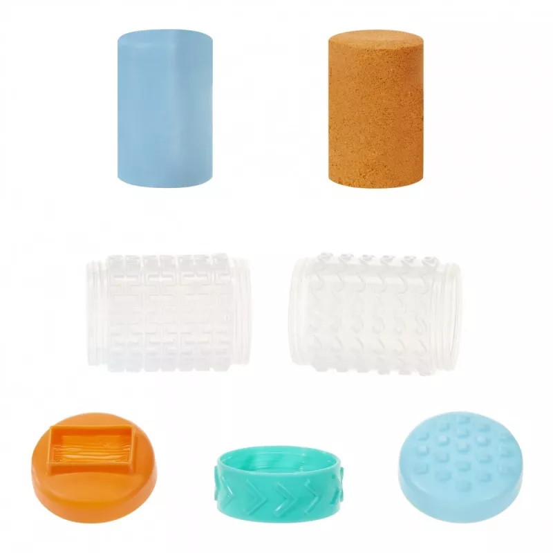 Pasta modellabile Wonder Factory Never Dry Dough, azzurro, arancione