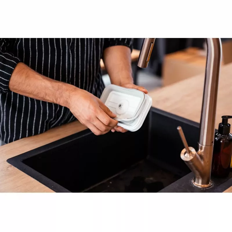 Zwilling Fresh & Save 36804-100-0 contenitore sottovuoto per alimenti S, 0,4 l, plastica, bianco
