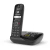 Telefono analogico/DECT Gigaset AS690A con identificazione chiamante nero