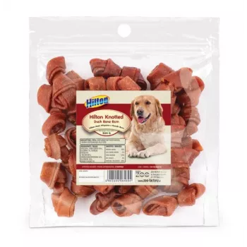 HILTON osso di anatra annodato 6 cm - articolo da masticare per cani - 500 g