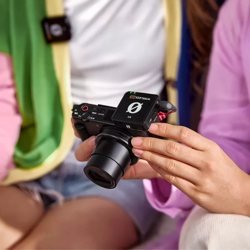 WIME RODE WIRELESS ME Sistema microfonico wireless dual-channel per vlogger e podcaster