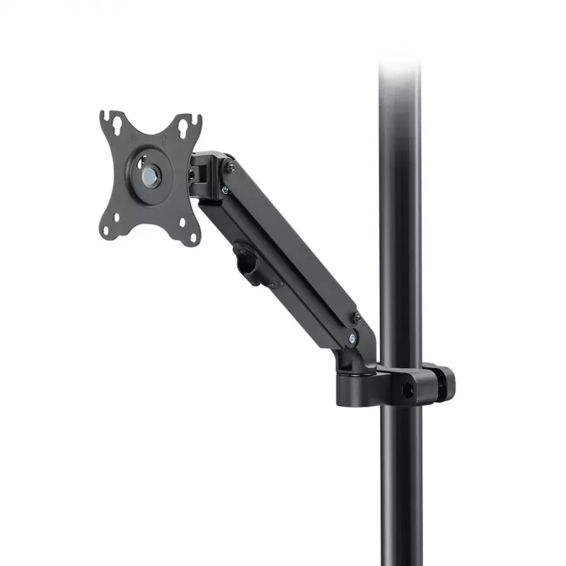 Supporto per monitor per tubo / asta 28-60 mm Maclean, 17-27'', max 7 kg, molla a gas, MC-459