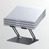 Supporto per laptop MEDIA-TECH MT2661 — regolabile in altezza, design pieghevole in alluminio per notebook fino a 17