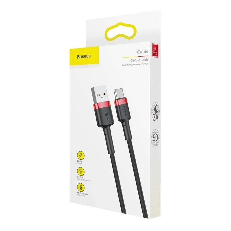 Cavo per cellulare Baseus rosso 1m USB A USB C