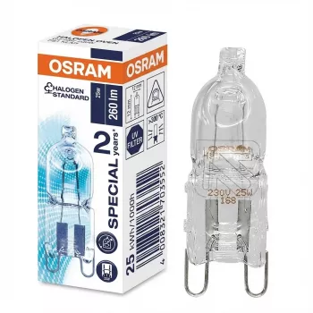 Lampada alogena Ledvance HALOPIN 25 W G9 T13.3 bianco caldo, 260 lm, 2000 h, dimmerabile
