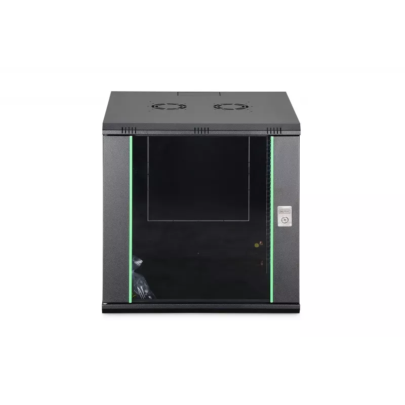 Armadio di rete a parete DIGITUS Dynamic-N DN-37111 — 12U, 600 x 600 mm, IP20, serratura a chiave