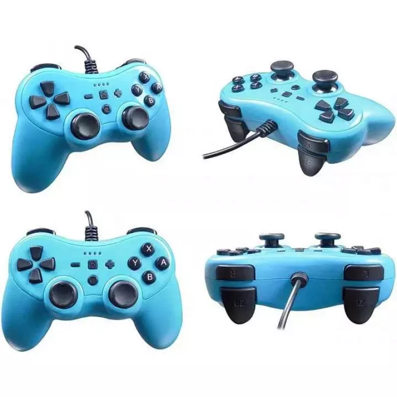 Controller con filo SUBSONIC SA5488-1 Neon Blue — per Nintendo Switch, connessione con filo