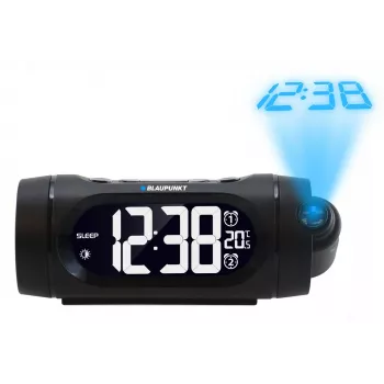 Radiosveglia Blaupunkt CRP9BK, FM PLL, proiettore, funzione ricarica USB, temperatura interna (CRP9BK)