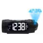 Blaupunkt CRP9BK radiosveglia, FM PLL, proiettore, 2 sveglie, ricarica USB, temperatura interna, nero