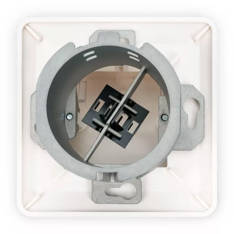 Presa a muro in fibra ottica FTTH da incasso Digitus DN-93201 adattatore SC/LC 86x30x86mm
