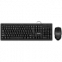 Combo tastiera+mouse KB-S320C nero (104 tasti, 1000 DPI, 2+1 tasti)