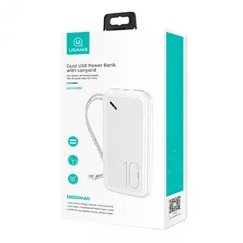 Powerbank PB56 10000mAh 2xUSB bianco