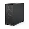 Case PC Fractal Design Pop 2 Air Black TG Midi Tower – ATX, 3 ventole frontali da 120 mm, supporta unità da 2,5