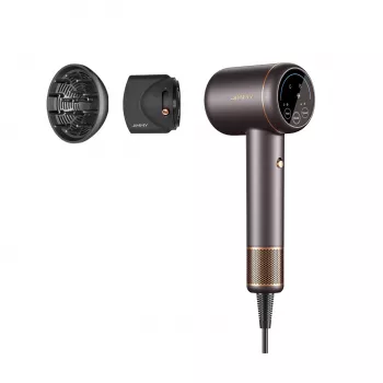 Asciugacapelli Jimmy F8 1600 W, 3 impostazioni di temperatura, funzione ioni, accessorio diffusore, grigio